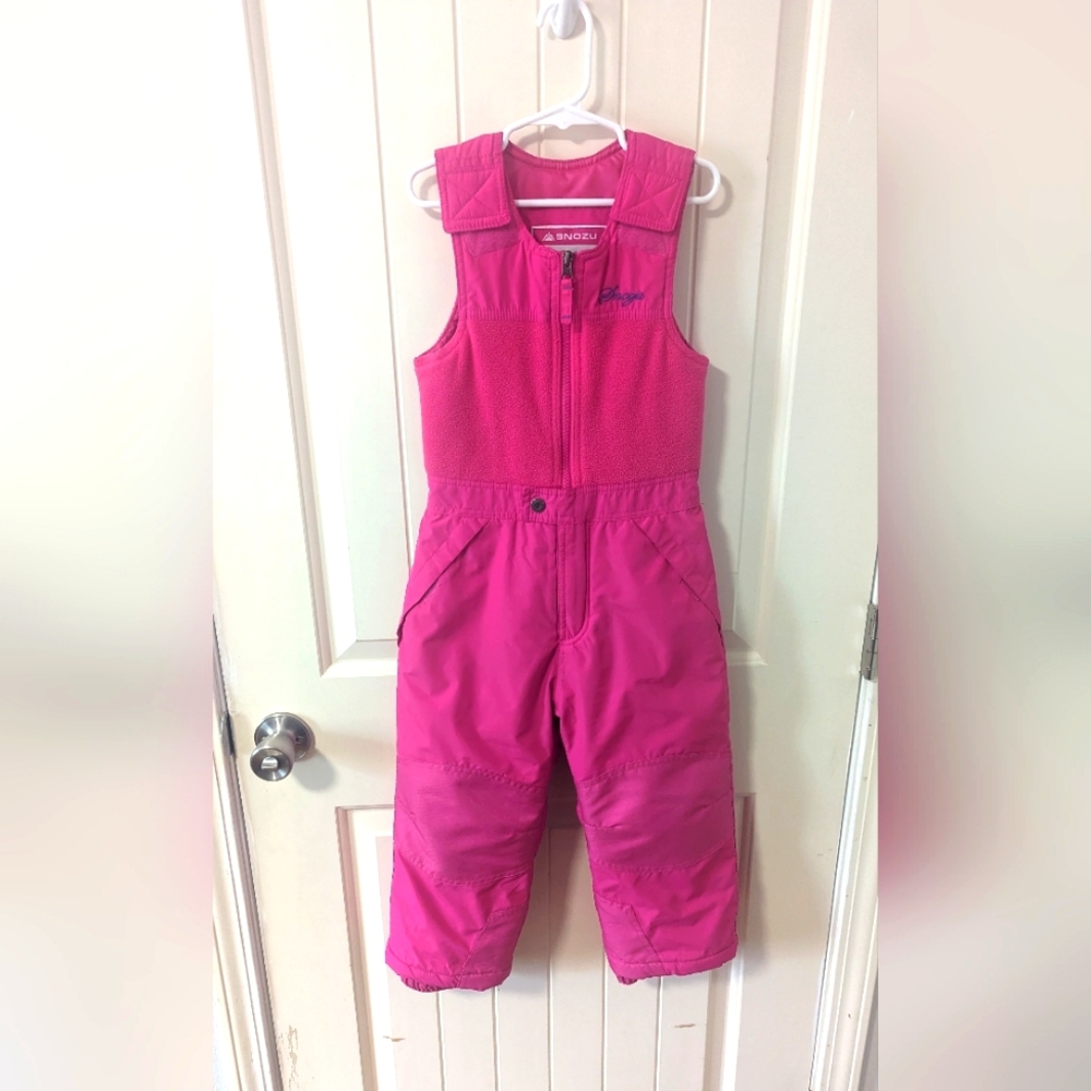 Pink Snow Bibs
